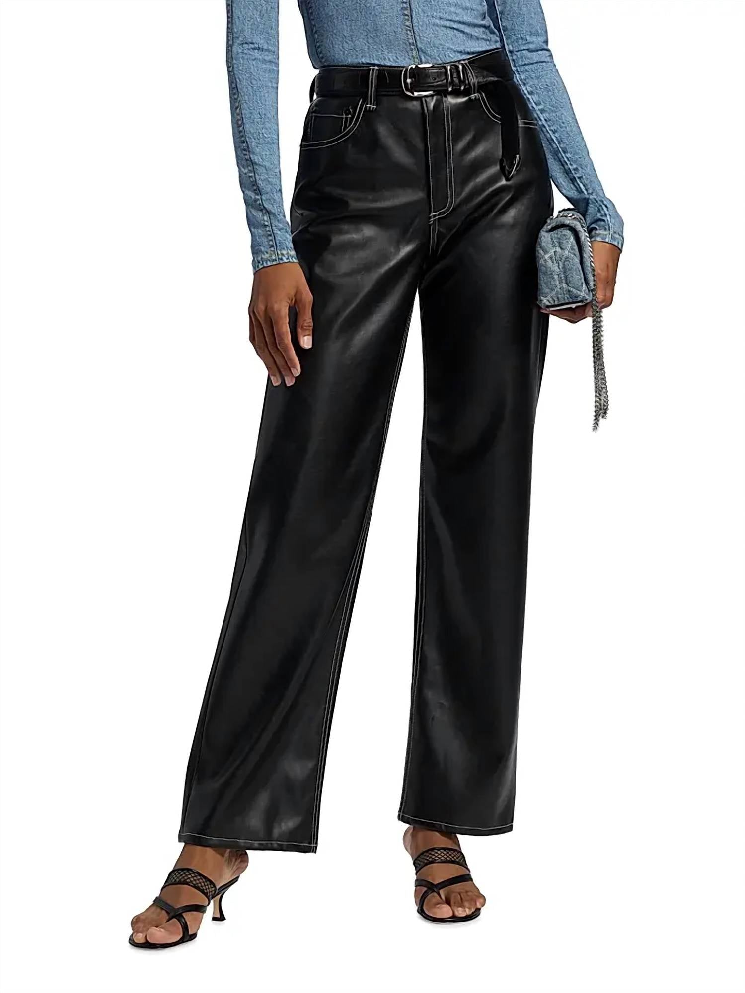 Rag & Bone - Shea Faux Leather Pants
