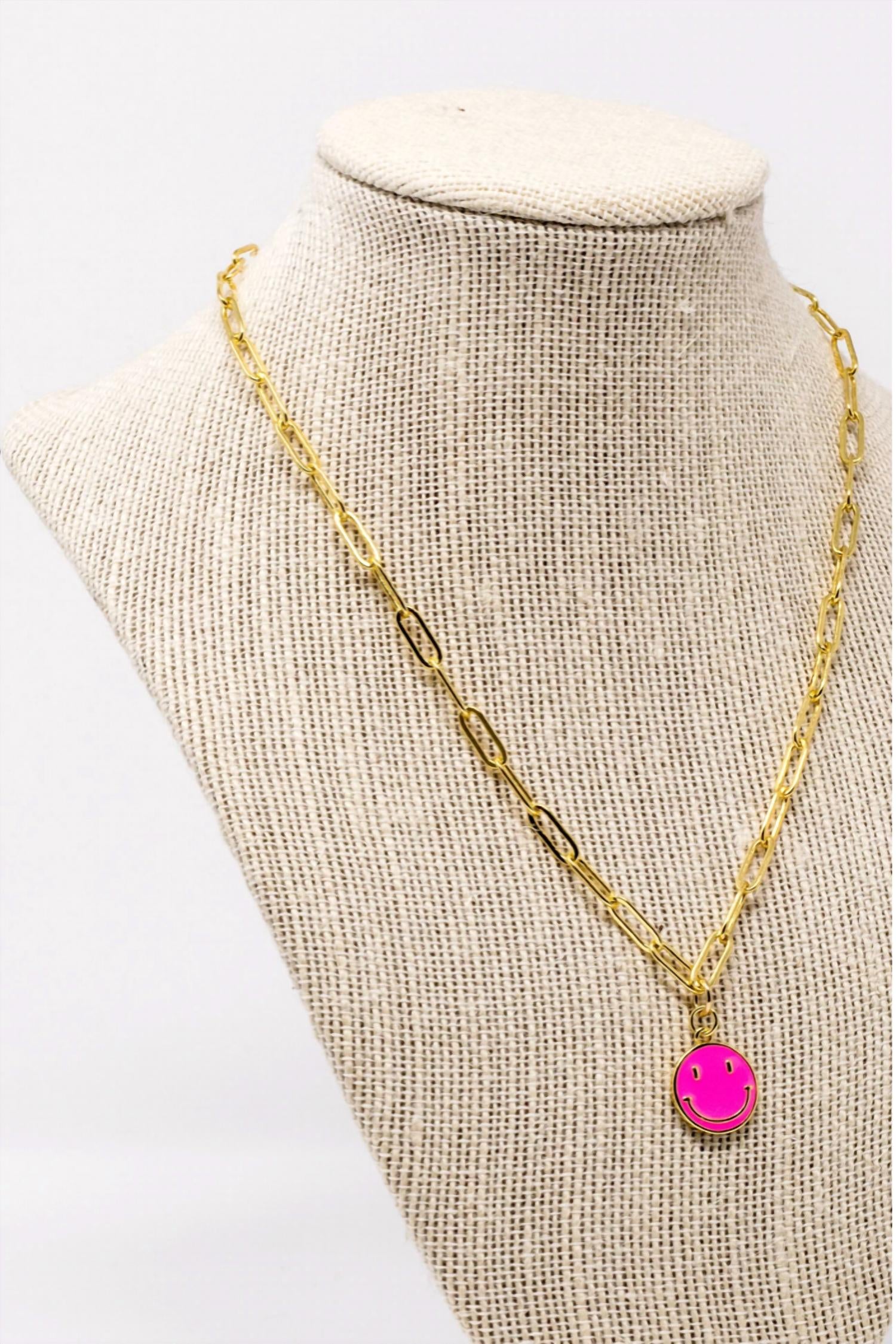 Mary Kathryn Designs - Women's Smiley Face Necklace