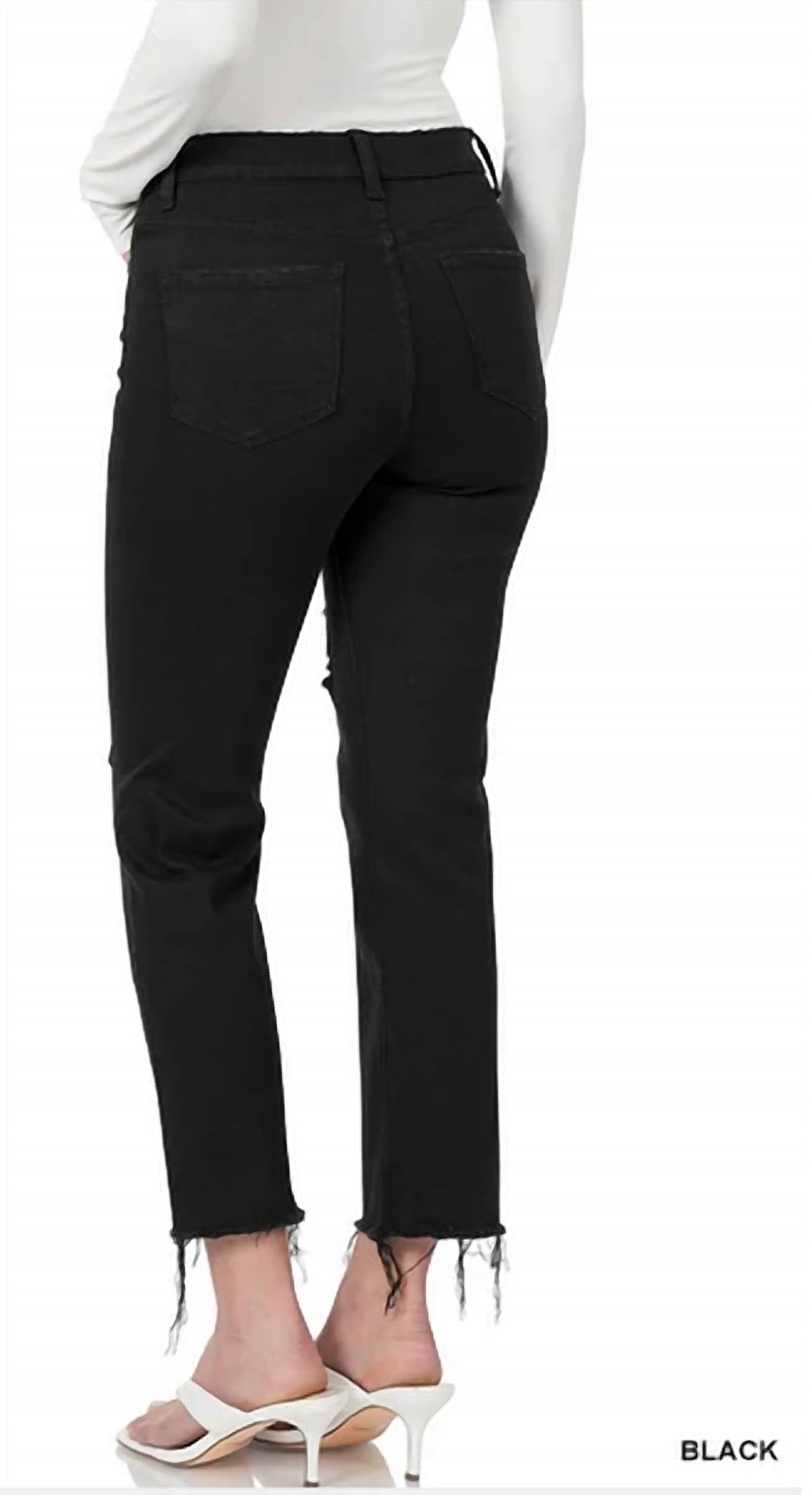 Zenana - Cropped Skinny Jeans