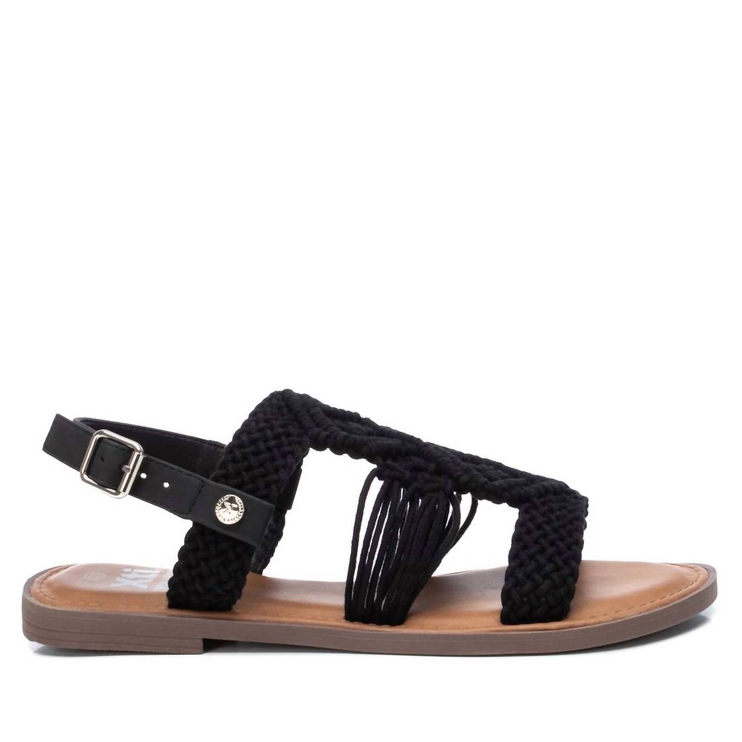 Xti - Women's Braided Strap Flat Sandals