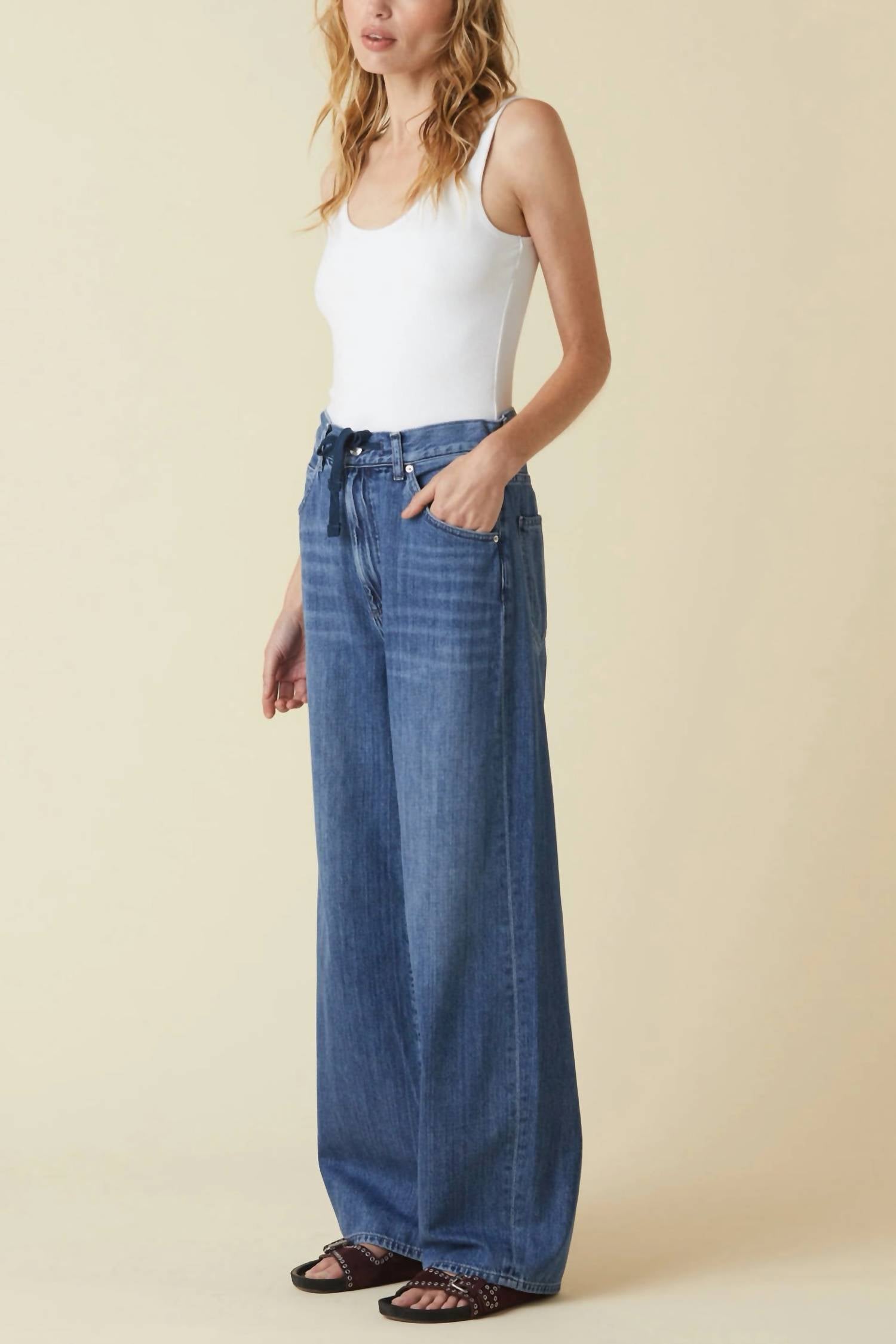 Le Jean - Luna Relaxed Wide Leg Pants