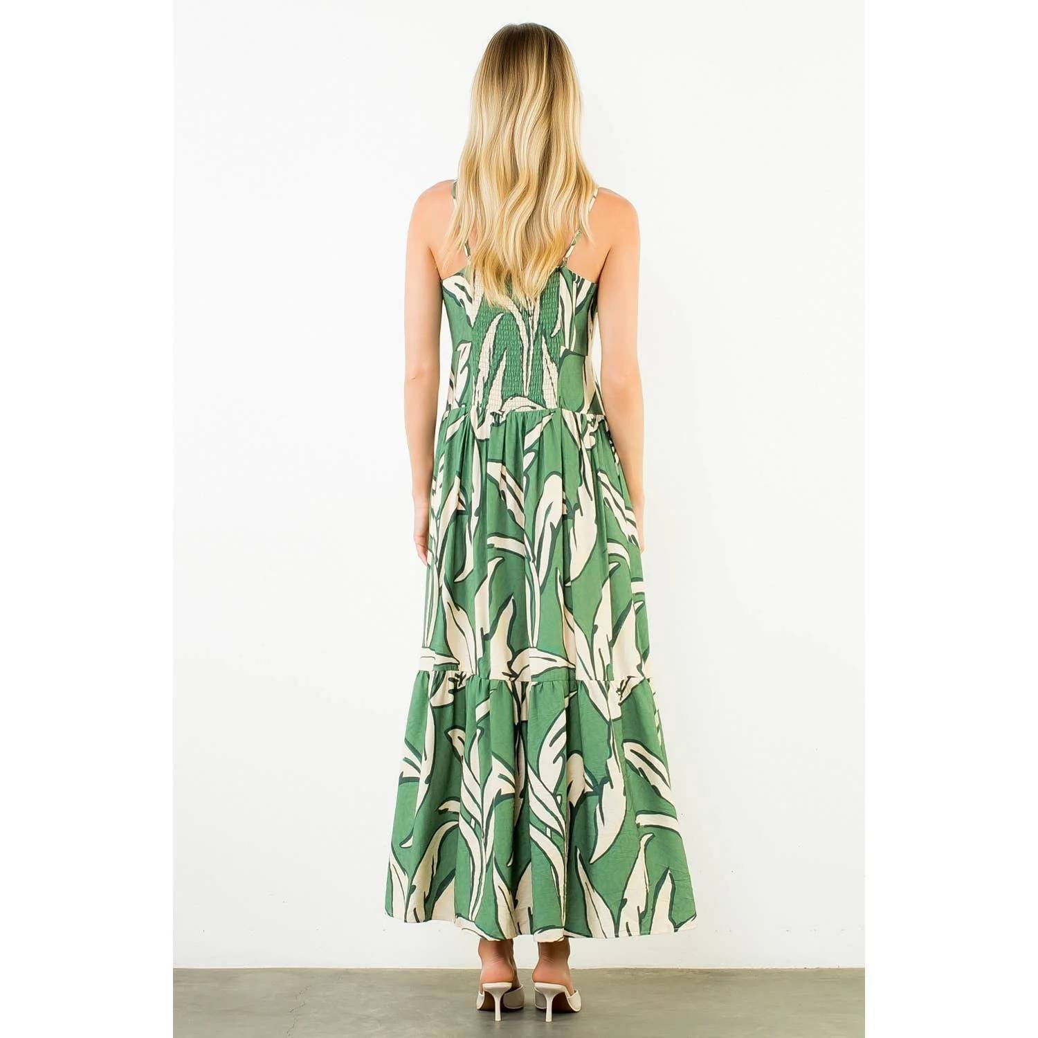 Thml - Strap Leaf Maxi Dress