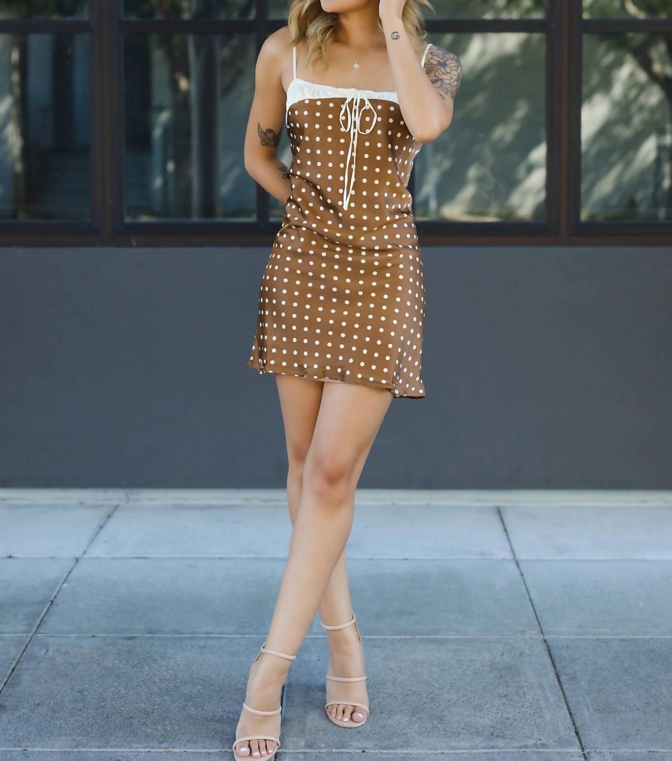 Emory Park - In My Feels Polka Dot Mini Dress