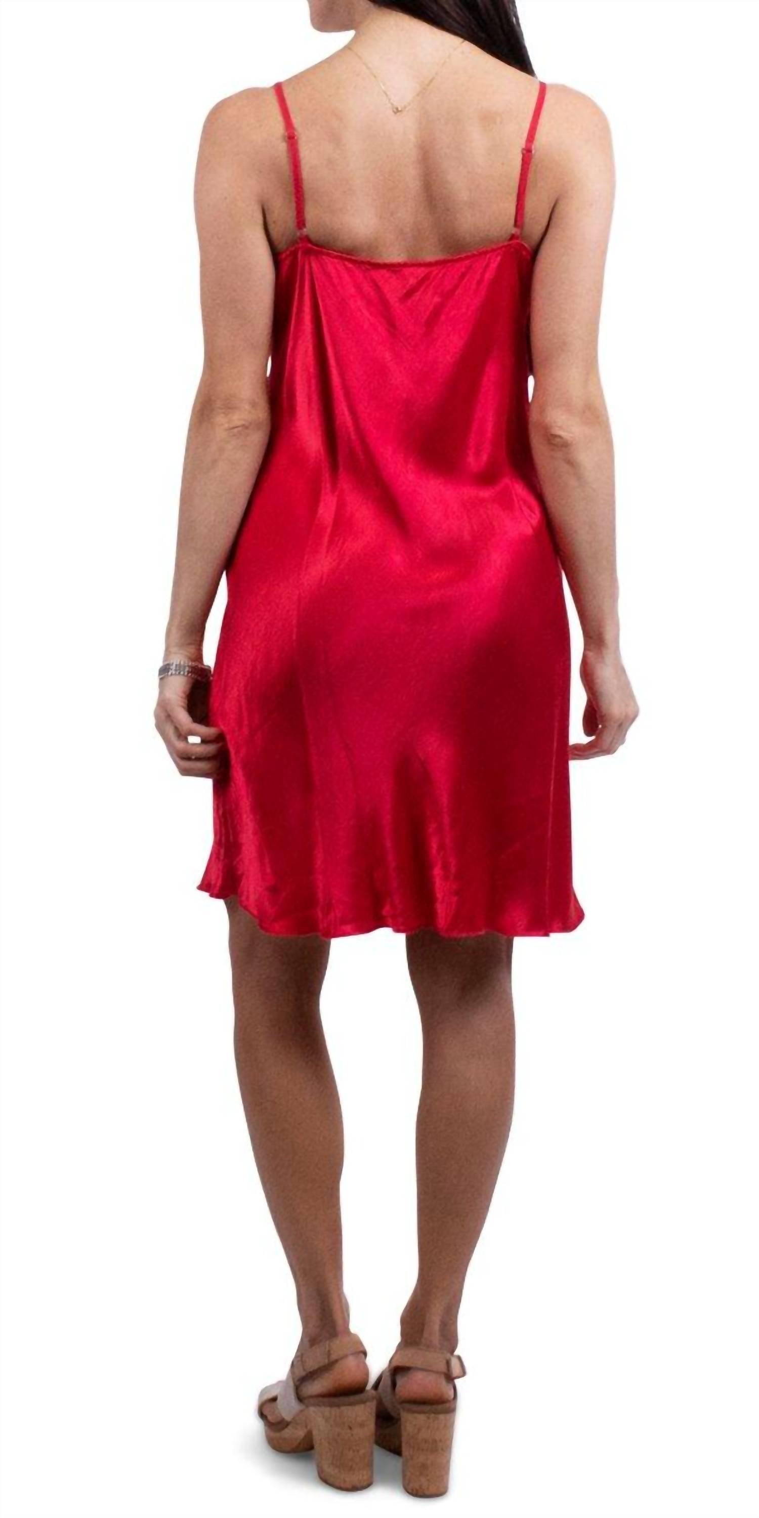 Gigi Moda - Madonna Satin Mini Dress