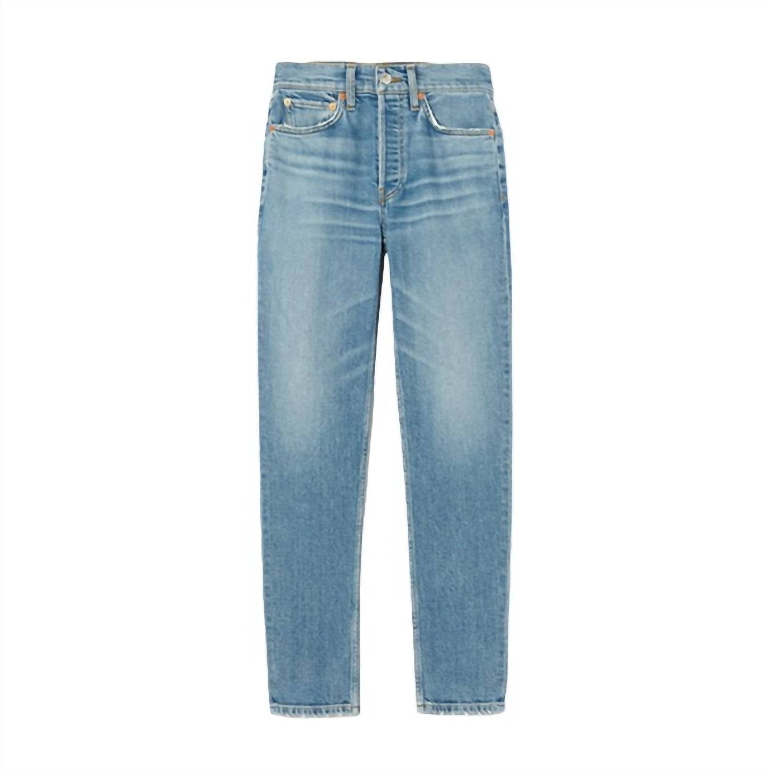 Re/Done - 90S HIGH RISE ANKLE CROP JEANS
