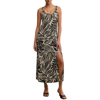 Z Supply Women's Polanco Palm Midi Dress in black - women's dress
