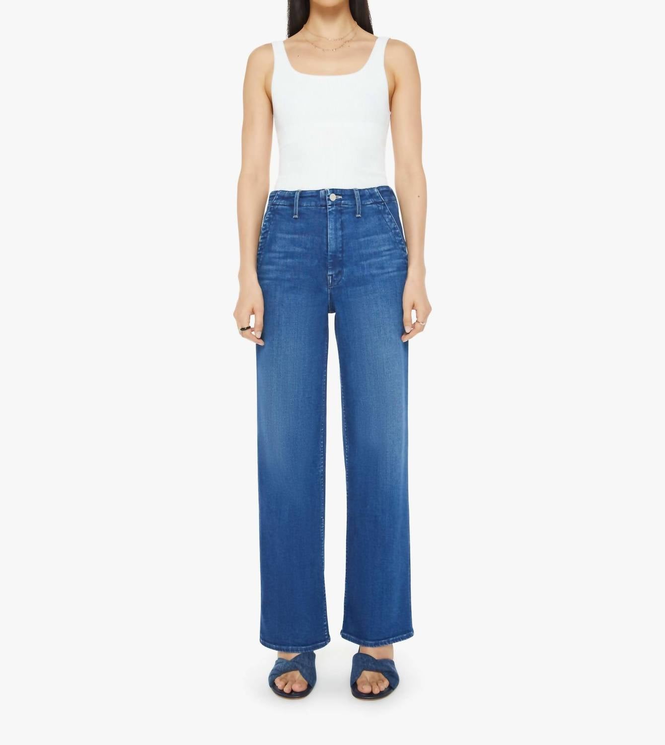 Mother - Major Zip Skimp Straight Jeans
