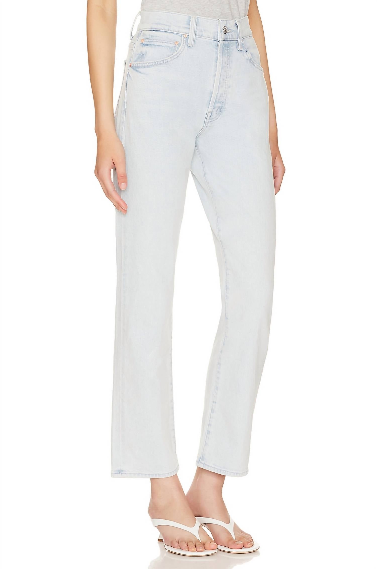 Mother - High-waisted Bootcut Pants
