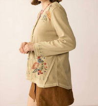Myra - Birdsong Bloom Embroidered Top