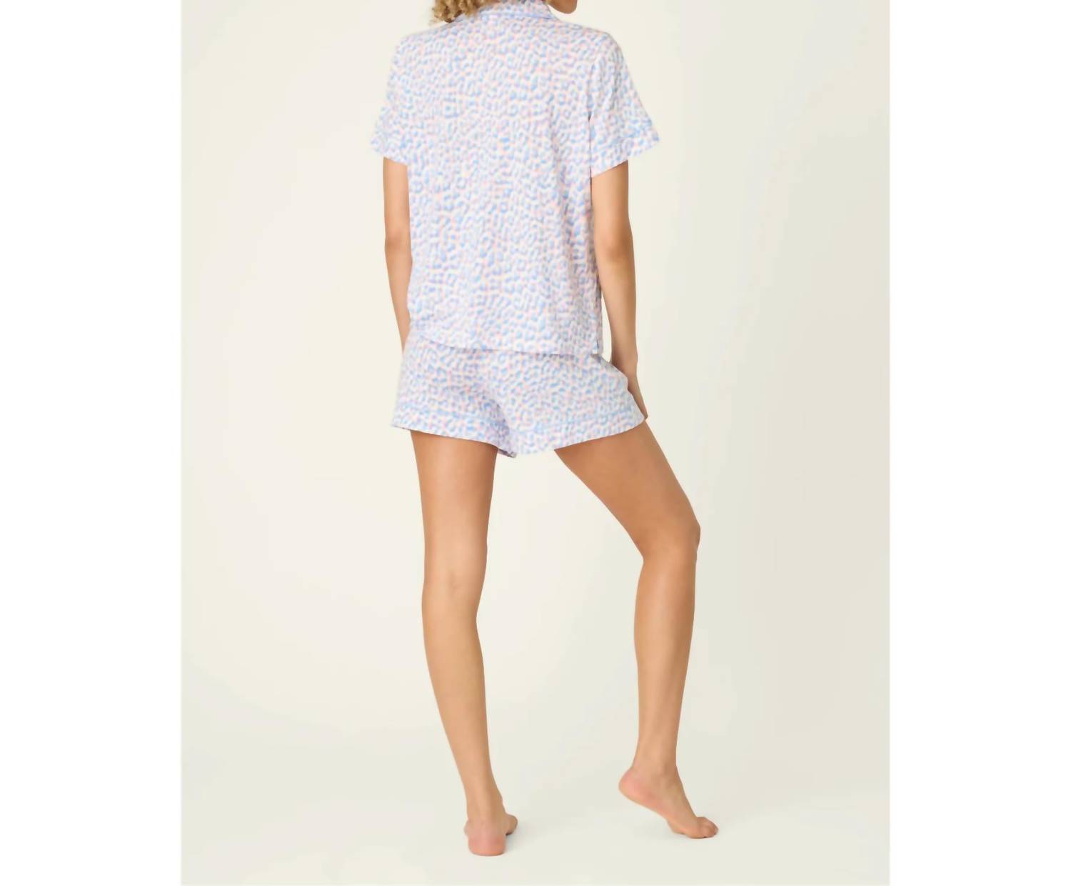 Pj Salvage - Animal Lover Leopard Print 3-piece Shorts Set