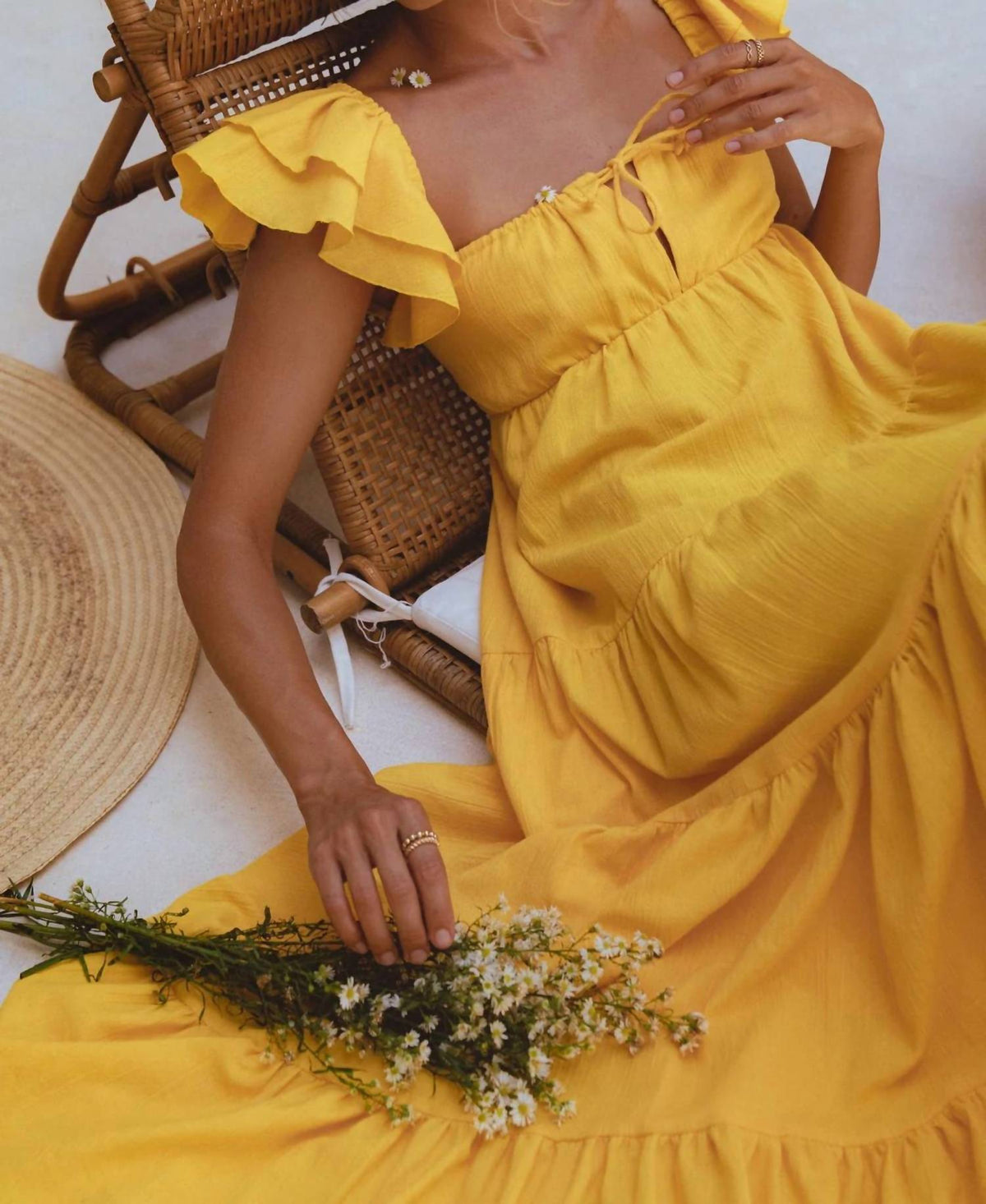 Bali Elf - Nymph Bohemian Linen Maxi Dress
