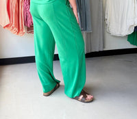 Umgee - Women's Luxe Knit Wide Leg Pants