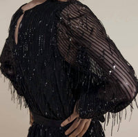 Summum - Fringe Dress With Sequins
