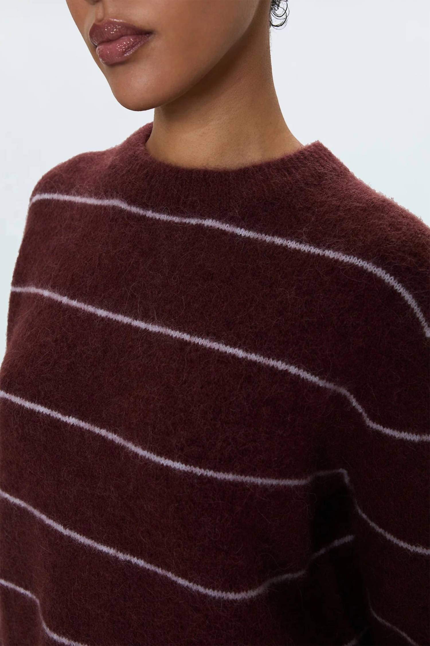 Pistola - Ivy Crewneck Burgundy Pullover
