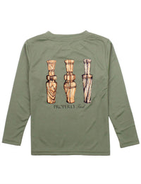 Properly Tied - Boy's Long Sleeve Performance Tee Polo