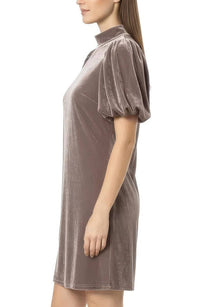 Area Stars - Women's Velvet Mock Neck Dress