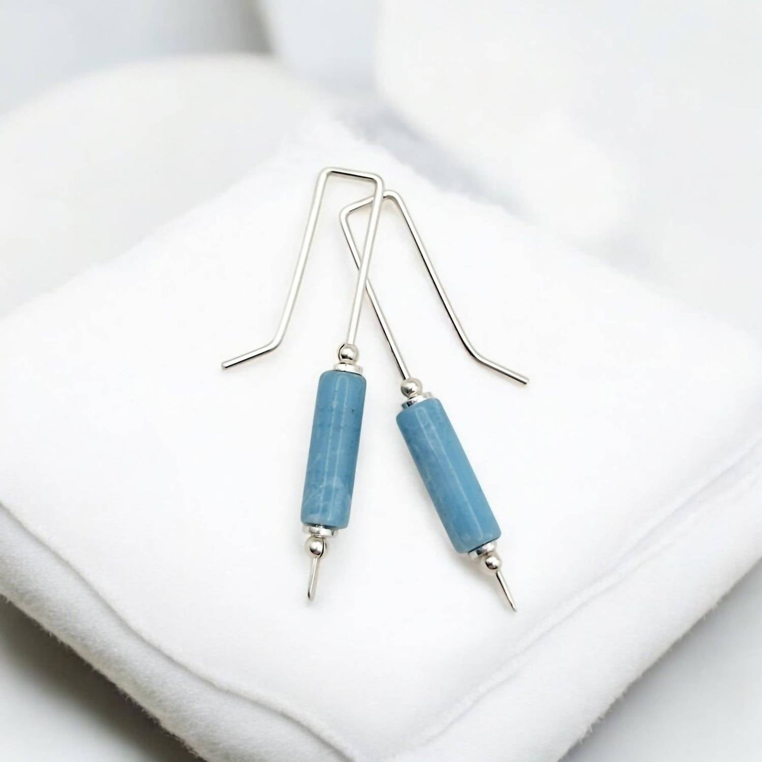 Bijou By Sam - Women's Long Bar Threaders Earrings