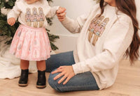 SWEET wink Pastel Nutcracker Patch Sweatshirt in natural - kids' shirt - detail view