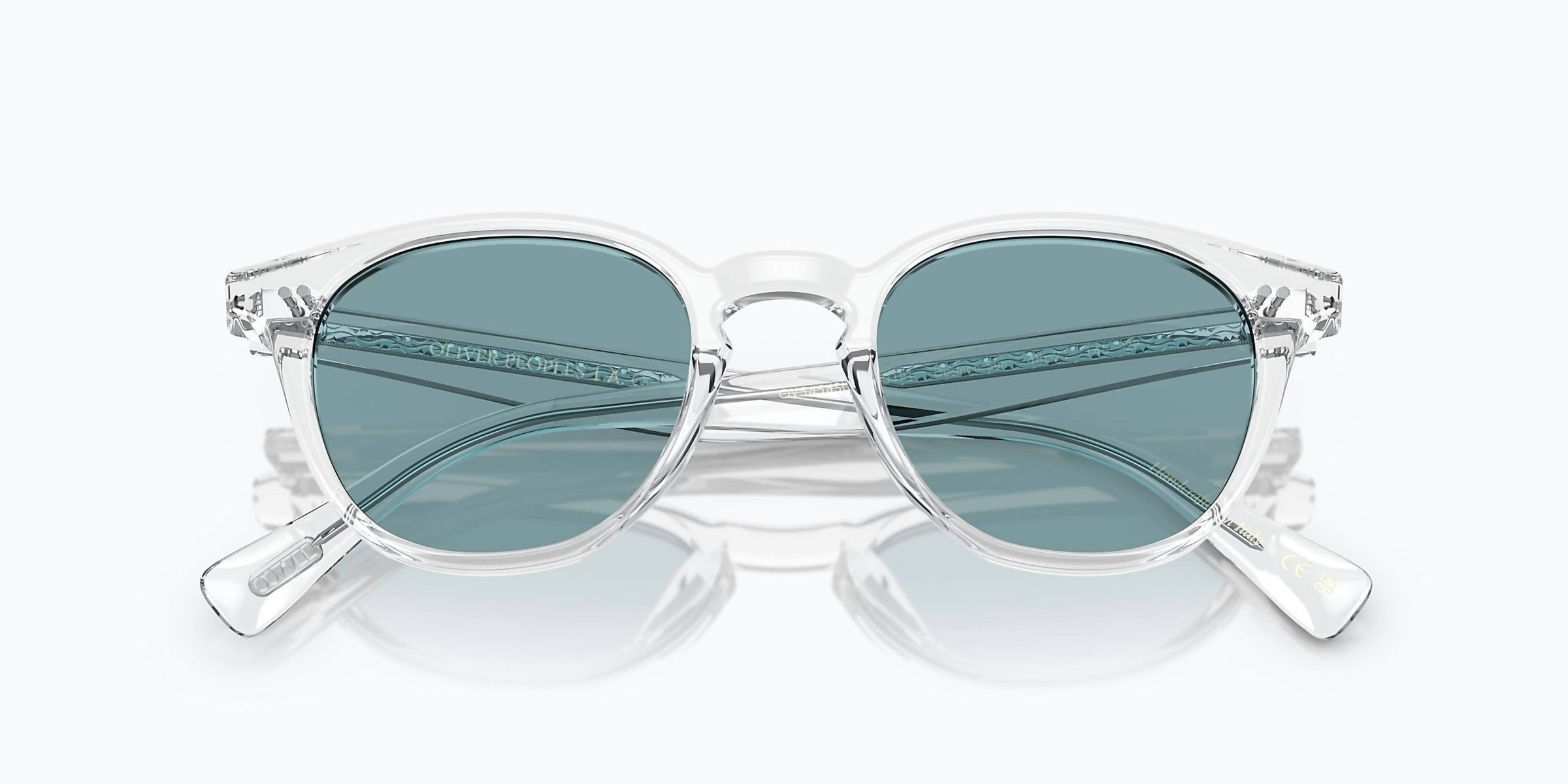 Oliver Peoples - Desmond Large Polarized Sunglasses 0ov5454su 1101p1