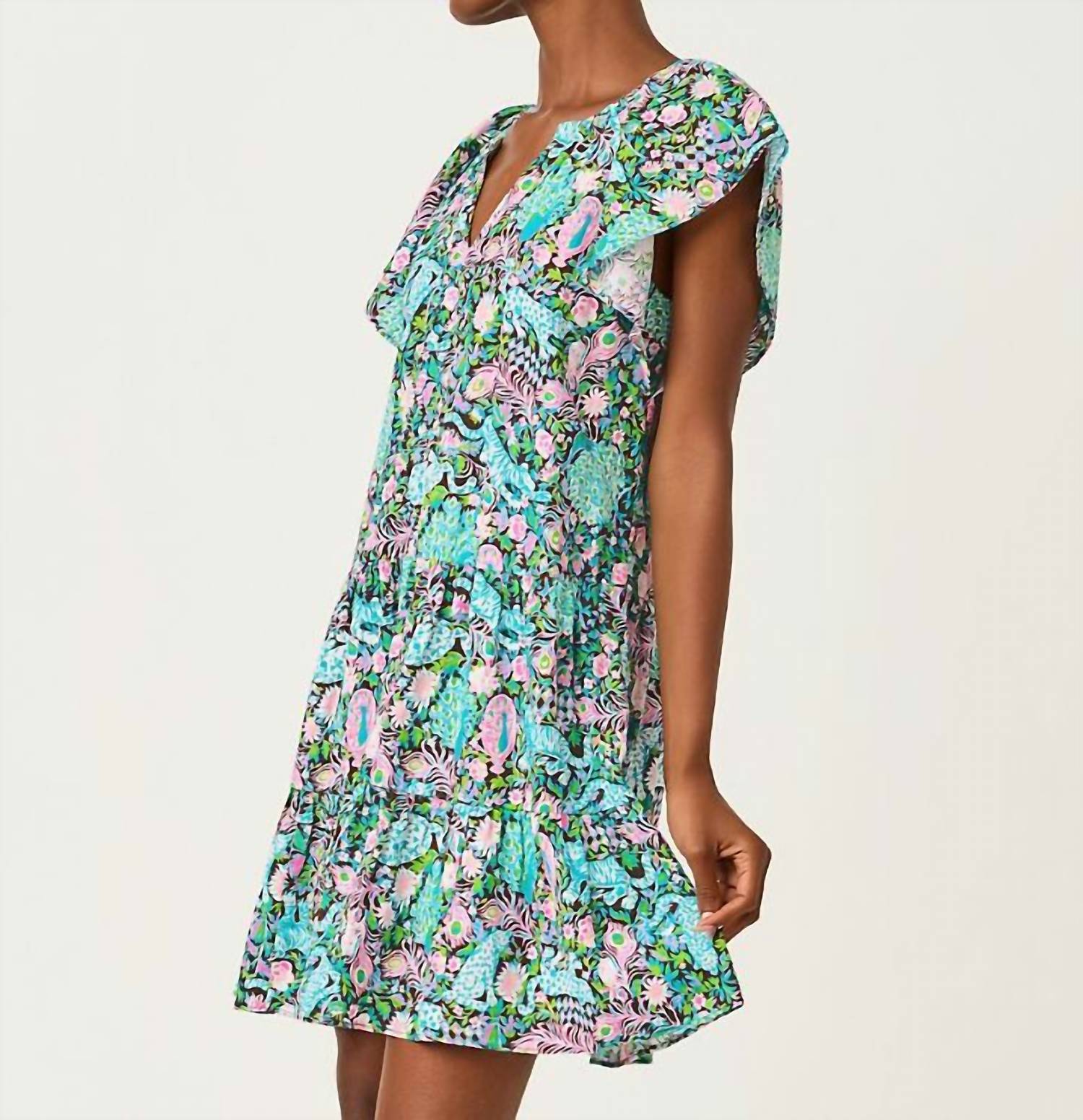 Lilly Pulitzer - Norella Flutter Sleeve Linen Dress