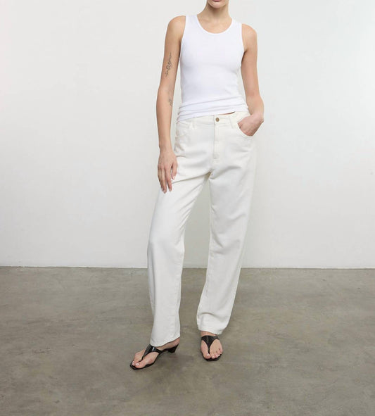 Enza Costa - COTTON RIB SCOOP TANK