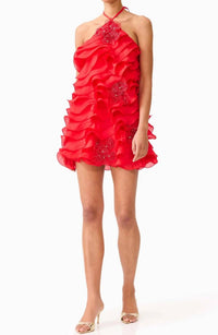 Elliatt - Yvette Ruffle Mini Dress