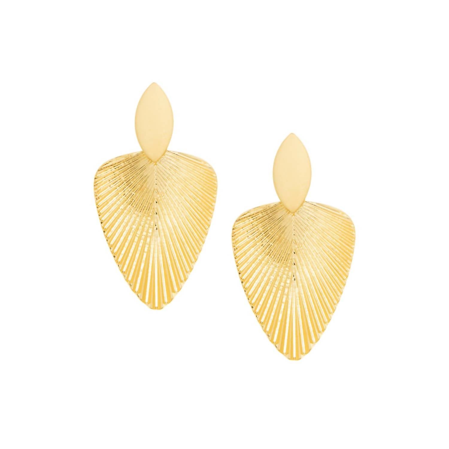 Marlyn Schiff - Women's Leaf Drop Earrings