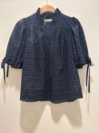 Ulla Johnson - Alouette Eyelet Puff Shoulder Top