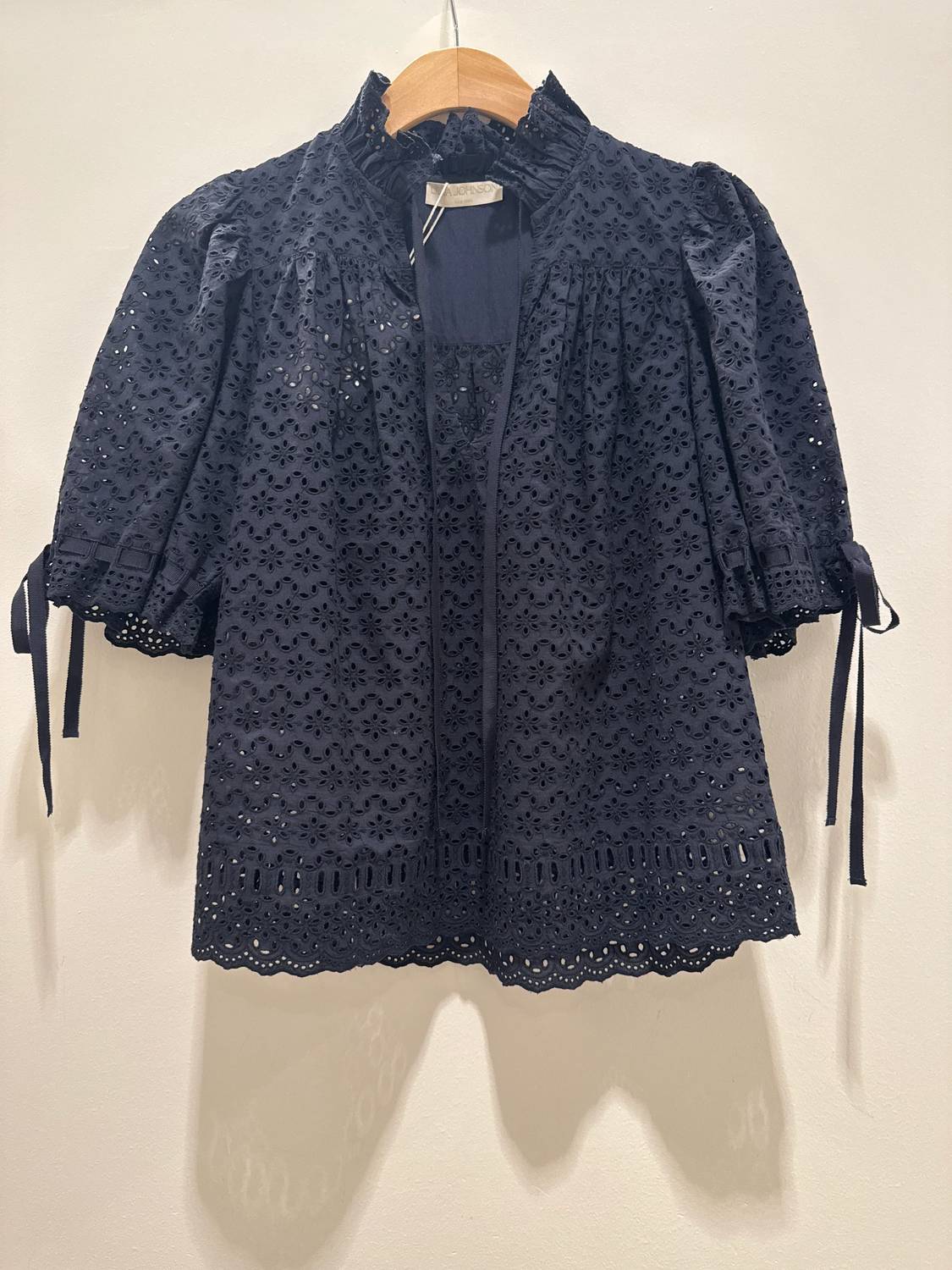 Ulla Johnson - Alouette Eyelet Puff Shoulder Top