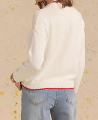 27 Miles Malibu - James Cotton Crab Intarsia Crew Sweater