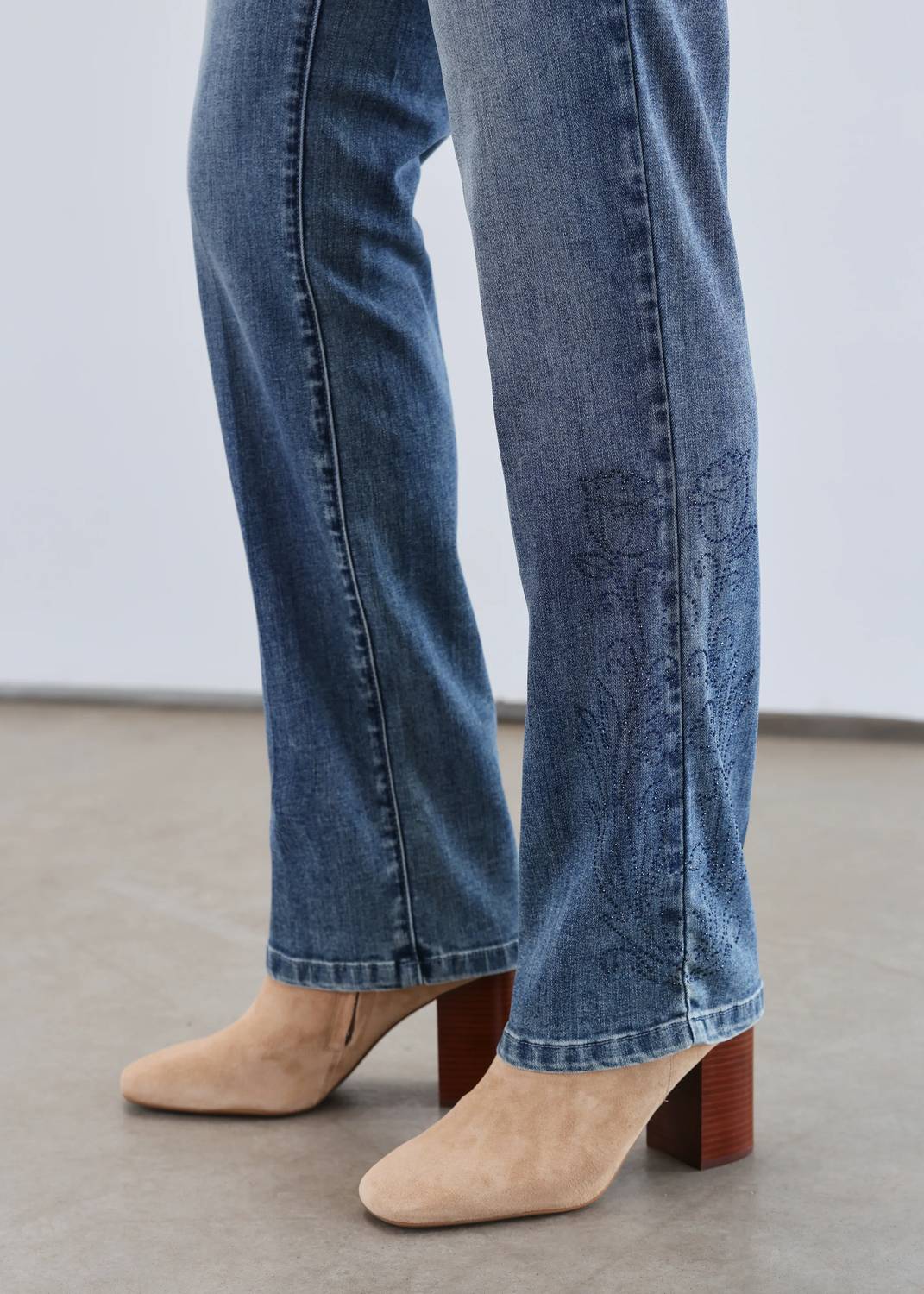 Fdj - Pilar Pull-on Straight Leg Denim Jeans