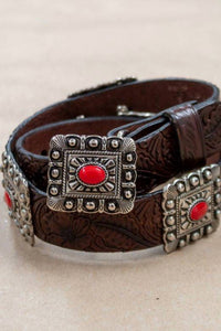Lucky & Blessed - Girl’s Genuine Leather Belt