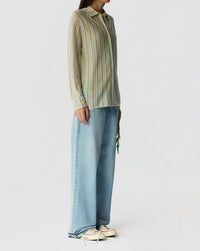 Guest In Residence - Fine Stripe Showtime Shirt