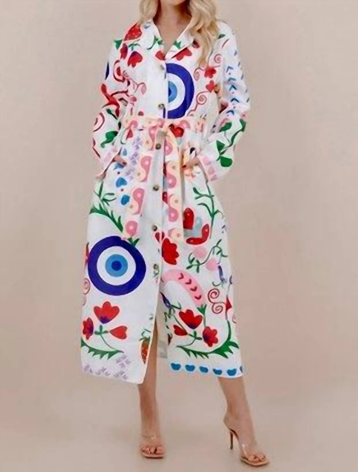 Sundayup - Belted Long Jacket