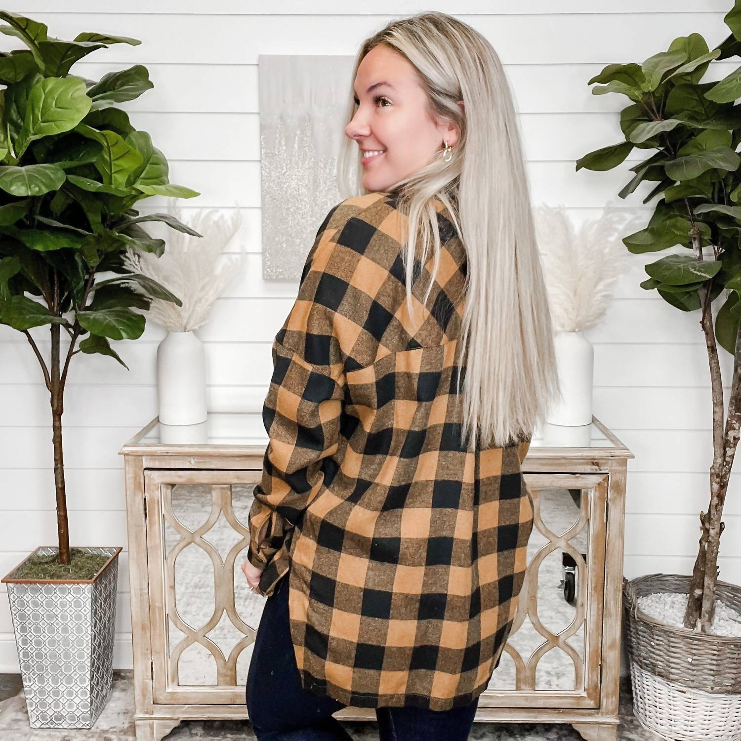 Ampersand Ave - Nightly Way Flannel Plaid Shirt