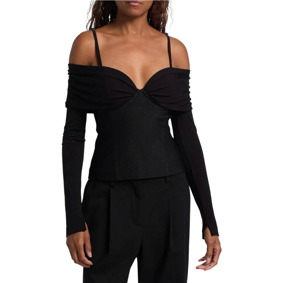 Jonathan Simkhai - Hazel Off-the-shoulder Sweetheart Top