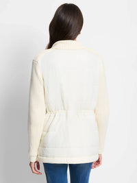 Nic + Zoe - Mix Media Quilted Puffer Jacket