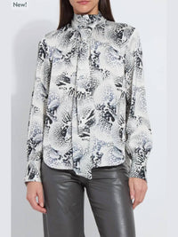 Lysse - Onyx Embellished Mock Neck Top