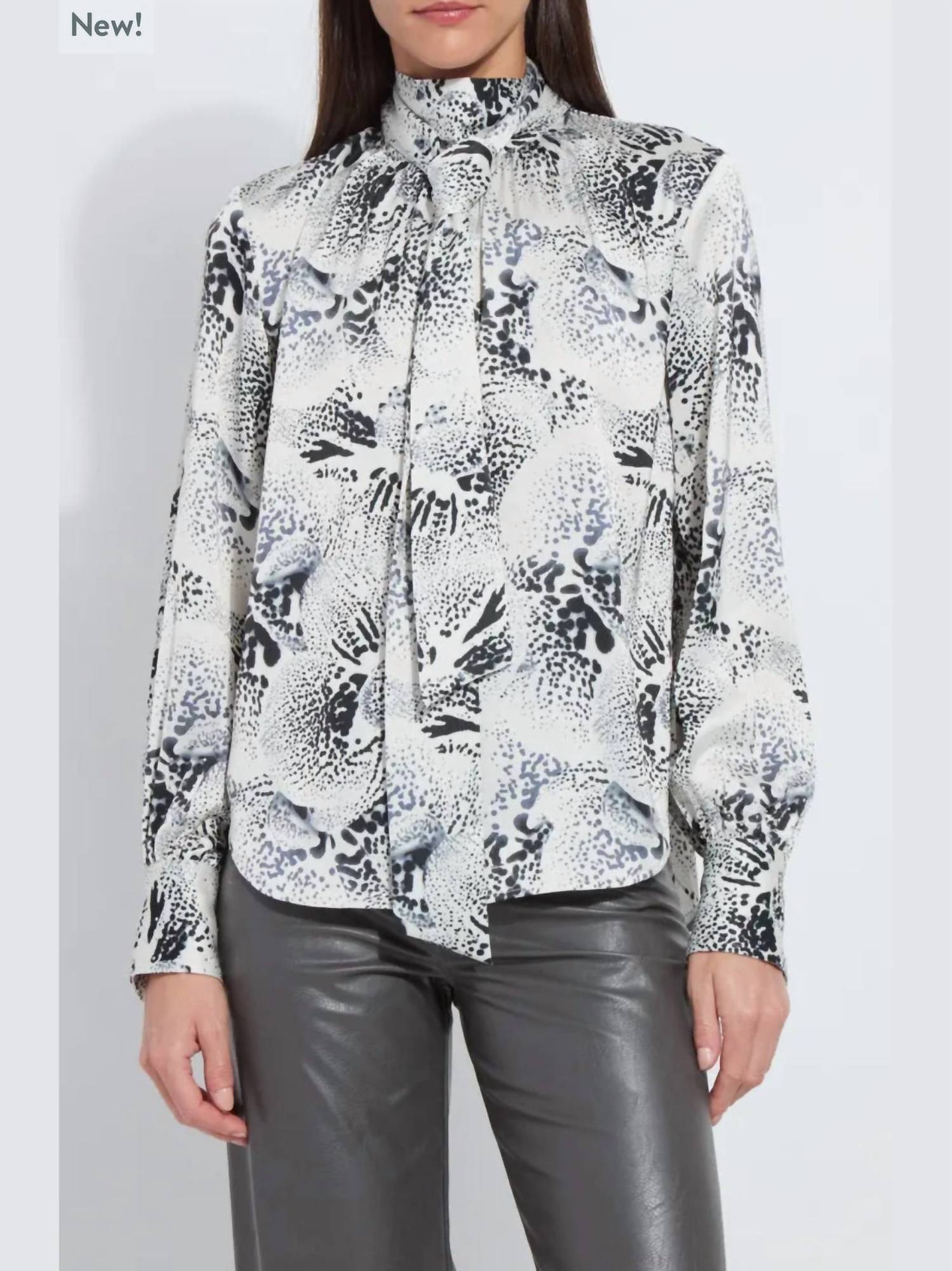 Lysse - Onyx Embellished Mock Neck Top