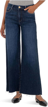 Kut From The Kloth - Meg High Rise Fab Ab Wide Leg Jean