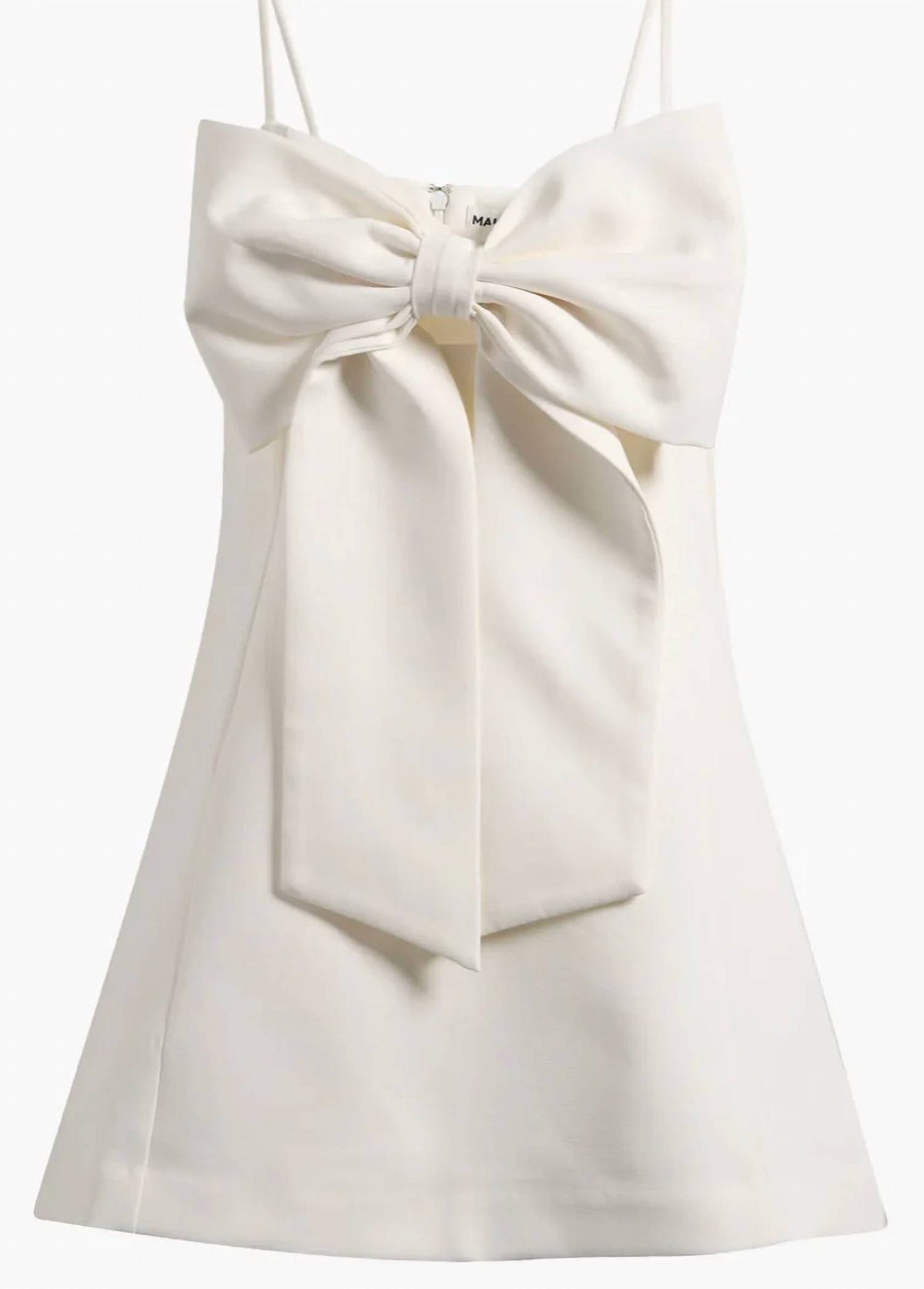 Maude Club - Oversized Bow Structured Mini Dress