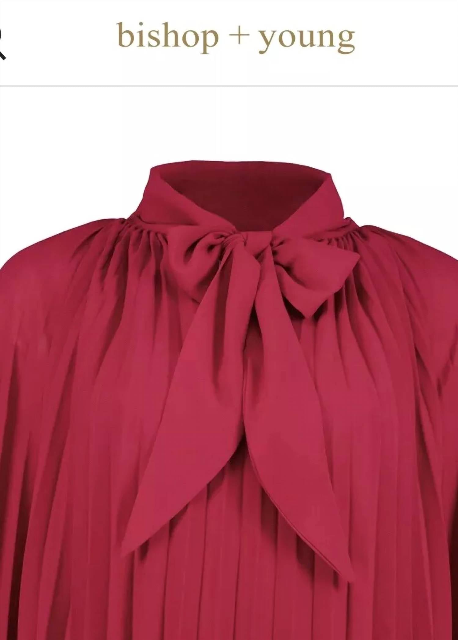 Bishop + Young - Women Isabella Pleat Detail Top