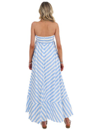 Pretty Follies - Salt Air Stripe Maxi Dress