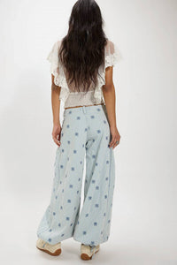 Free People - Lotus Embroidered Jeans