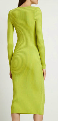 Rib Knit Midi Dress