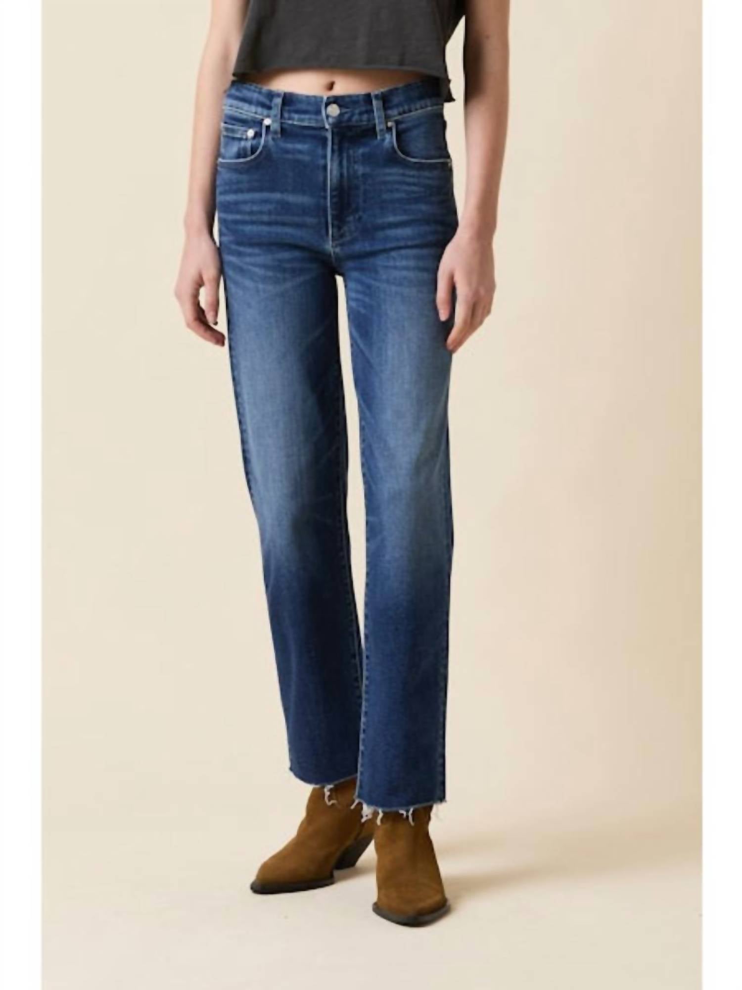 Le Jean - Sabine Straight Leg High Rise Jeans