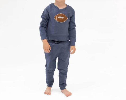 Angel Dear - Footballs Raglan Sweatshirt And Jogger Set