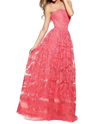 Sherri Hill - Strapless Long Prom Dress
