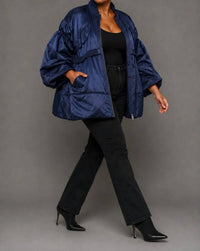 For Her Nyc - New Woven Jacket With Contrasting Lining
