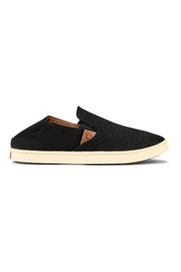 OluKai Women's Pehuea Shoes in black - women's sneaker - detail view